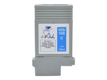 130ml Compatible Cartridge for CANON PFI-105C and PFI-106C CYAN